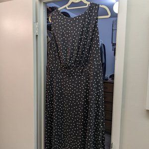 Wisp woman stitch fix black and white polka dot dress nwt size 20